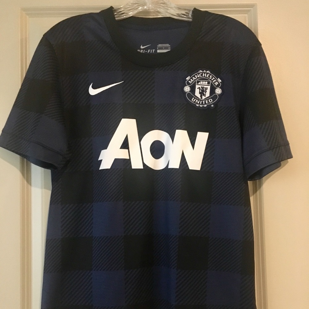 Checkered Manchester United shirt